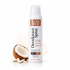 NANO TREAT DEODORANT SPRAY MILKY COCONUT 150ML