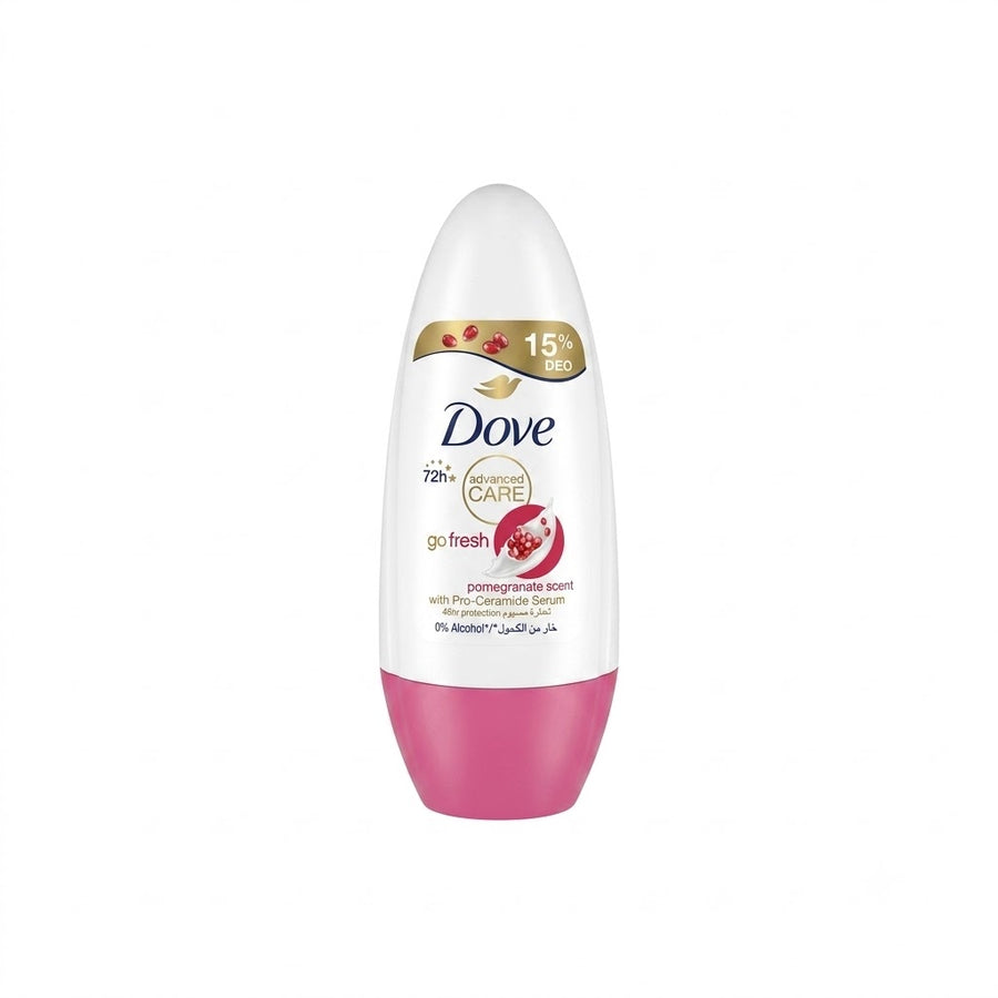 DOVE GO FRESH POMEGRANATE DEODORANT ROLL ON 50ML OFFER