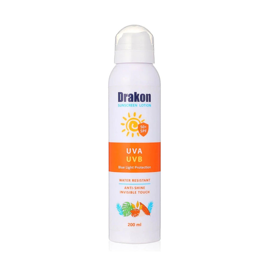 Drakon Sun Screen Lotion SPF50+ Spray 200 ml | واقي شمس Drakon SPF50+ 200 مل