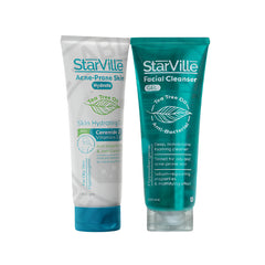 STARVILLE FACIAL CLEANSER 100ML + STARVILLE ACNE PRONE SKIN HYDRATE GEL 100ML OFFER