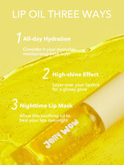 SHEGLAM JELLY WOW HYDRATING LIP OIL-GRAPEFRUIT GLOW 6G