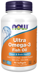 NOW Omega-3 Fish Oil, 90 SOFTGELS