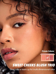 SHEGLAM SWEET CHEEKS BLUSH TRIO-PRIVATE CABANAC