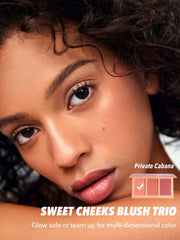 SHEGLAM SWEET CHEEKS BLUSH TRIO-PRIVATE CABANAC