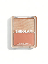 SHEGLAM GLAM 101 HYBRID HIGHLIGHTER & BLUSH DUO-SEVILLE