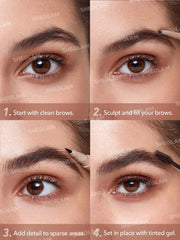 SHEGLAM FEATHERY ANGLED BROW PENCIL - AUBURN