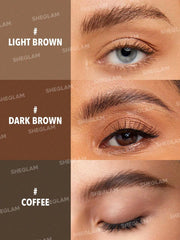 SHEGLAM FEATHERY ANGLED BROW PENCIL - DARK BROWN