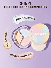 SHEGLAM RADIANCE RING 3-IN-1 CORRECTING SETTING POWDER 8G