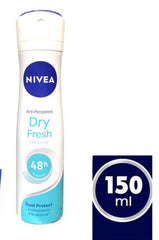 NIVEA DRY FRESH SPRAY 150ML