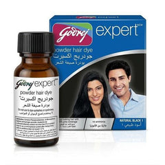 GODREJ EXPERT POWDER HAIR DYE NATURAL BLACK 10G