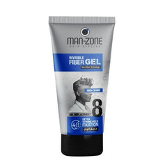 MAN ZONE HIGH SHINE INVISIBLE FIBER GEL  175ML
