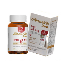 BLOOM VILLE IRON 28MG 60CAPS