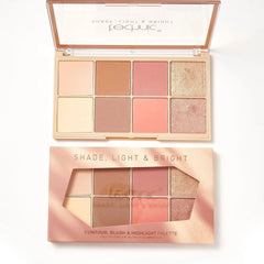 TECHNIC SHADE, LIGHT & BRIGHT CONTOUR, BLUSH AND HIGHLIGHT PALETTE