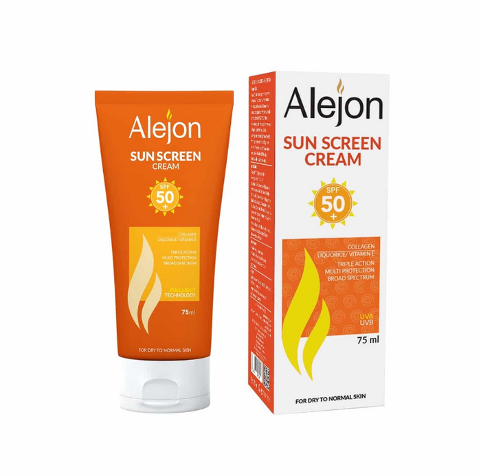 Alejon Sun Screen Cream 75 ml SPF50+ (offer) | واقي شمس أليجون SPF50+ 75 مل
