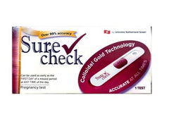 SURE CHECK COLLOIDAL GOLD TECHNOLOGY 1 TEST