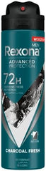 REXONA ADVANCED PROTECTION 72H CHARCOAL FRESH 150ML