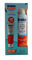 DRAKON SUNSCREEN SPRAY 200ML +GEL CREAM DRY TOUCH SPF50+ 60GM OFFER