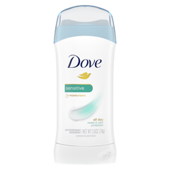 DOVE SENSITIVE SKIN ANTIPERSPIRANT DEODORANT STICK 74G