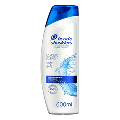 HEAD & SHOULDERS CLASSIC CLEAN ANTI-DANDRUFF SHAMPOO, 600ML