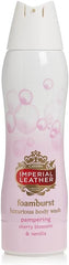 IMPERIAL LEATHER FOAMBURST LUXURIOUS BODY WASH PAMPERING CHERRY BLOSSOM & VANILLA 200ML