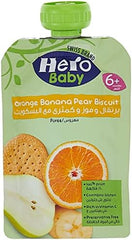 HERO BABY 6+months ORANGE BANANA PEAR BISCUIT