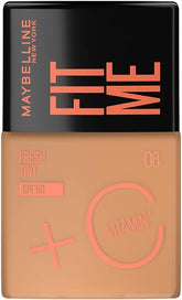 MAYBELLINE FIT ME FOUNDATION 08 FRESH TINT SPF50+ VITAMIN C 30ML