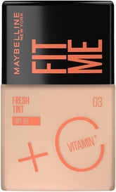 MAYBELLINE FIT ME FOUNDATION 03 FRESH TINT SPF50+ VITAMIN C 30ML