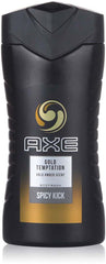 AXE GOLD TEMPTATION BODY WASH SPICY KICK 250ML