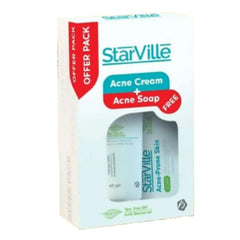 STARVILLE ACNE CREAM 60GM + ACNE SOAP 90GM OFFER