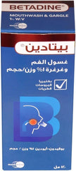 BETADINE mouth wash & gargle 1% 120ml