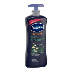 VASELINE MEN FAST ABSORBING BODY & FACE LOTION 600ML