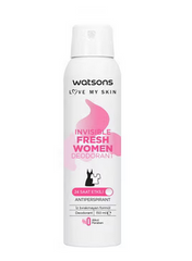 WATSONS INVISIBLE FRESH WOMEN DEODORANT SPRAY 150ML