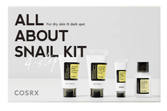 COSRX ALL ABOUT SNAIL KIT FOR DRY SKIN & DARK SPOT (cleanser 20ml+cream 20g+eye cream 5ml+serum 30ml)