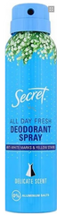 SECRET DELICATE DEODORANT SPRAY FOR WOMEN 150ML