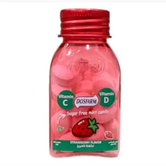 Dosfarm Strawberry Sugar Free Mint Candy