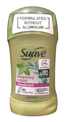 SUAVE ALUMINUM-FREE 24 HR DEODORANT WITH ROSEMARY + MINT 74G