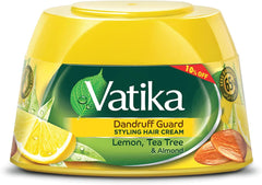 VATIKA NATURALS ANTI-DANDRUFF GUARD LEMON TEA TREE & ALMOND STYLING HAIR CREAM 125ML 10% OFF