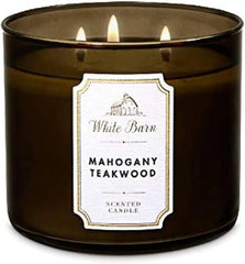 BATH & BODY MAHOGANY TEAKWOOD CANDLE 411GM