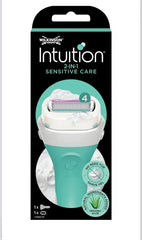 INTUITION SENSITIVE CARE 2IN1 4BLADES WITH ALOE VERA