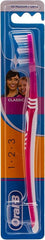 Oral-B 1.2.3 Classic Medium 40 Manual Toothbrush – Multi-Colored