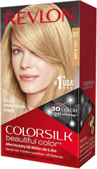 REVLON 81 LIGHT BLONDE COLORSILK WITH KERATIN 3D COLOR