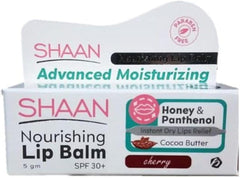 SHAAN LIP BALM COCOA BUTTER CHERRY SPF30+ 5GM