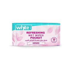 WHITE WET WIPES 10PCS