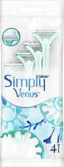 GILLETTE SIMPLY VENUS 2 4 RAZORS