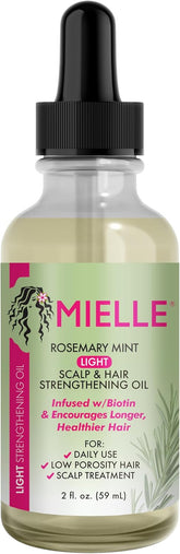 MIELLE ROSEMARY MINT LIGHT SCALP & HAIR STRENGTHENING OIL 59ML