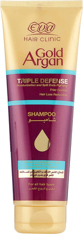 Eva Hair Clinic Gold Argan Hair Shampoo - 230 ml
