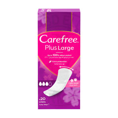 Carefree Plus Large Light Scent 20 Pads (20% Off)