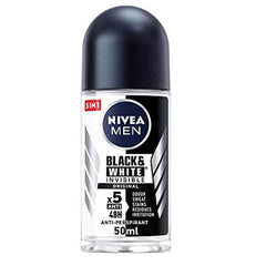 NIVEA MEN BLACK & WHITE INVISIBLE ORIGINAL, ANTIPERSPIRANT ROLL-ON 50ML