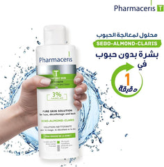 Pharmaceris T Sebum Almond Claris Pure Skin Solution, 190 ml