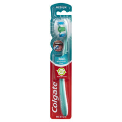 COLGATE 360 WHOLE MOUTH CLEAN COMPACT TOOTHBRUSH MEDIUM